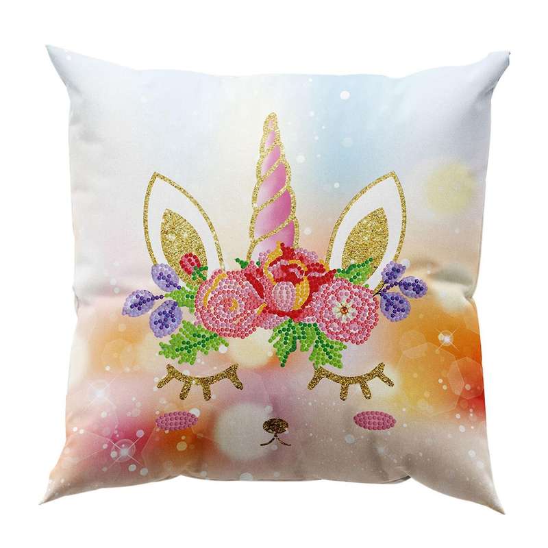 30x30cm Diy Diamond Christmas Pillowcase Decoration Cat