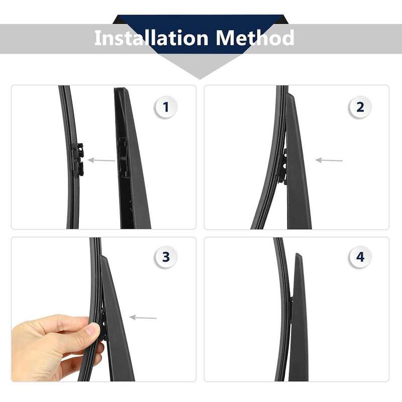 11 Inch Rear Windshield Wiper Blade Arm Set for Volvo V40 Mk2 2012-19