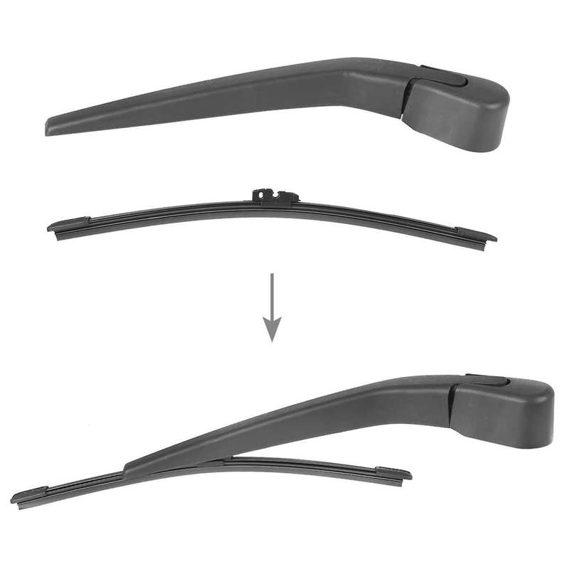 11 Inch Rear Windshield Wiper Blade Arm Set for Volvo V40 Mk2 2012-19