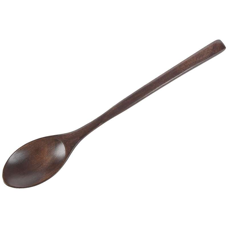 6 Pieces Wood Spoons Long Handle with Japanese Style Kitchen Utensil