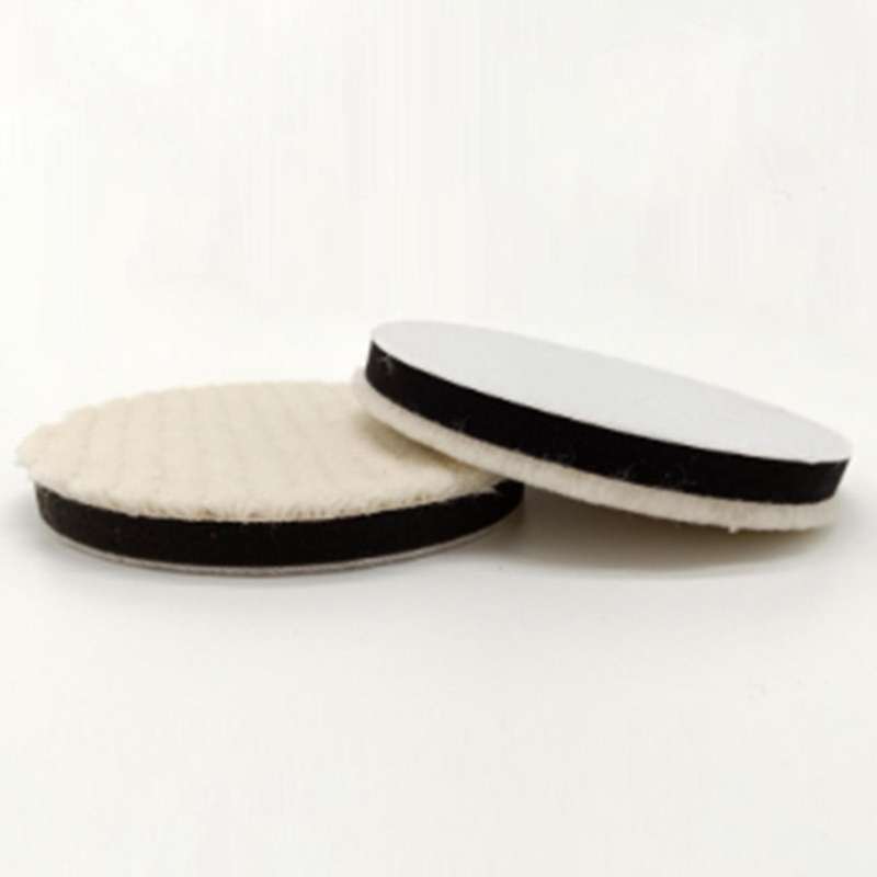 3pcs 5 Inch Wool Polishing Pad, for Car Polishing, Waxing, Grinding