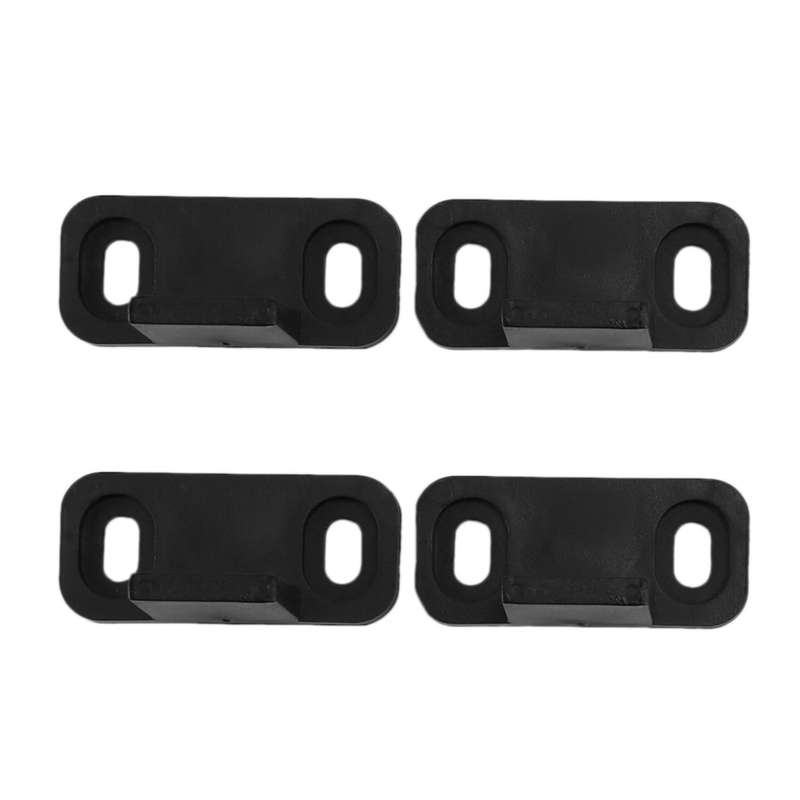2 Set Sliding Barn Door Bottom Dual Clip Floor Mounted Guide Hardware