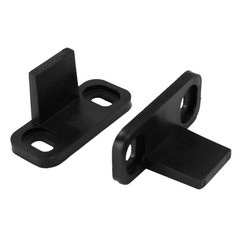 2 Set Sliding Barn Door Bottom Dual Clip Floor Mounted Guide Hardware