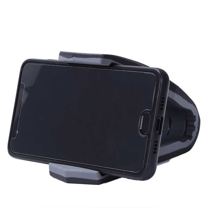 Universal Crocodile Clip Car Phone Gps Mount Holder Stand, Grey