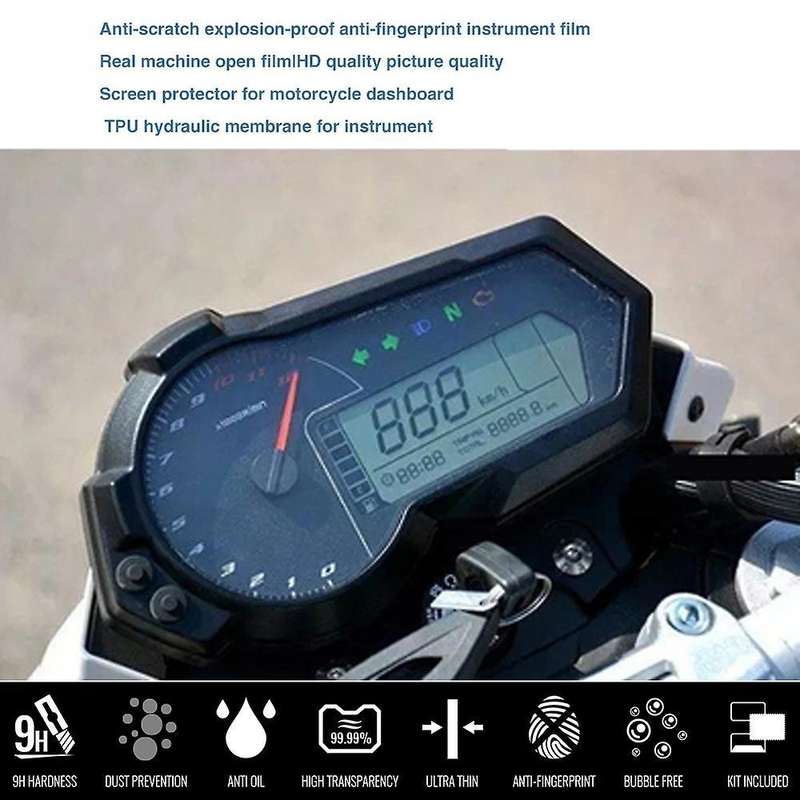 2pcs Motorcycle Meter Protection Tpu Film for Benelli Tnt135 Tnt125