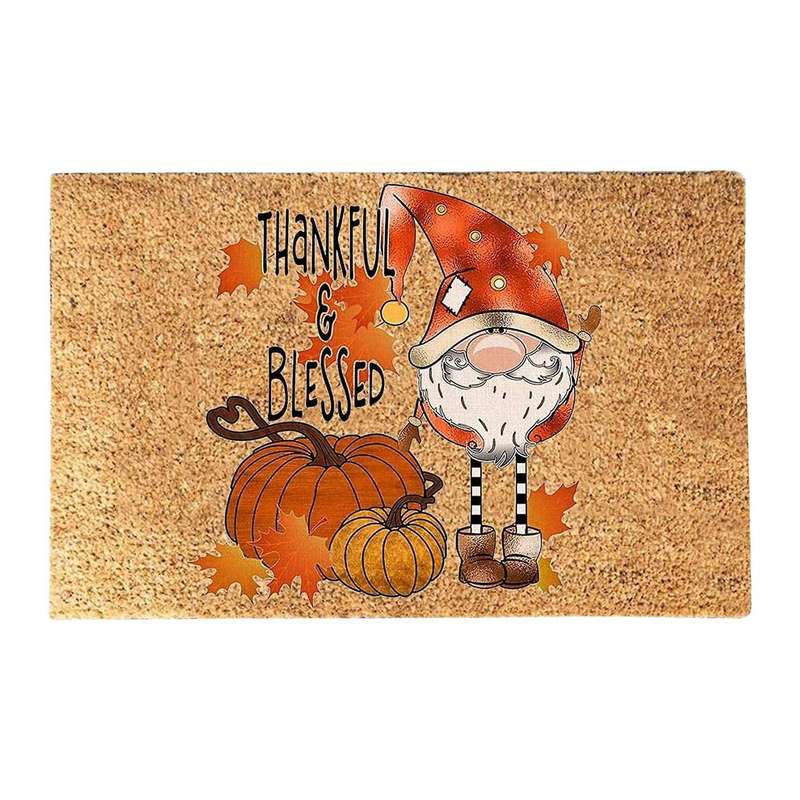 Thanksgiving Doormat Fall Autumn Door Mat Home Carpet 40x60cm A