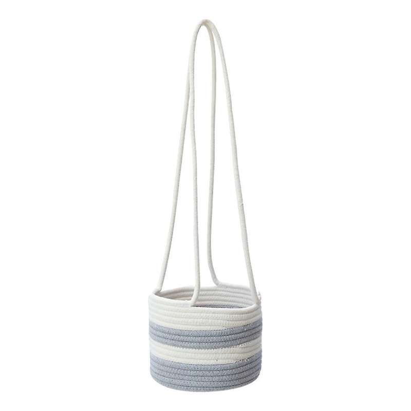 Hanging Planter Woven Plant Basket Indoor Up to 7inch Flower Pot, A