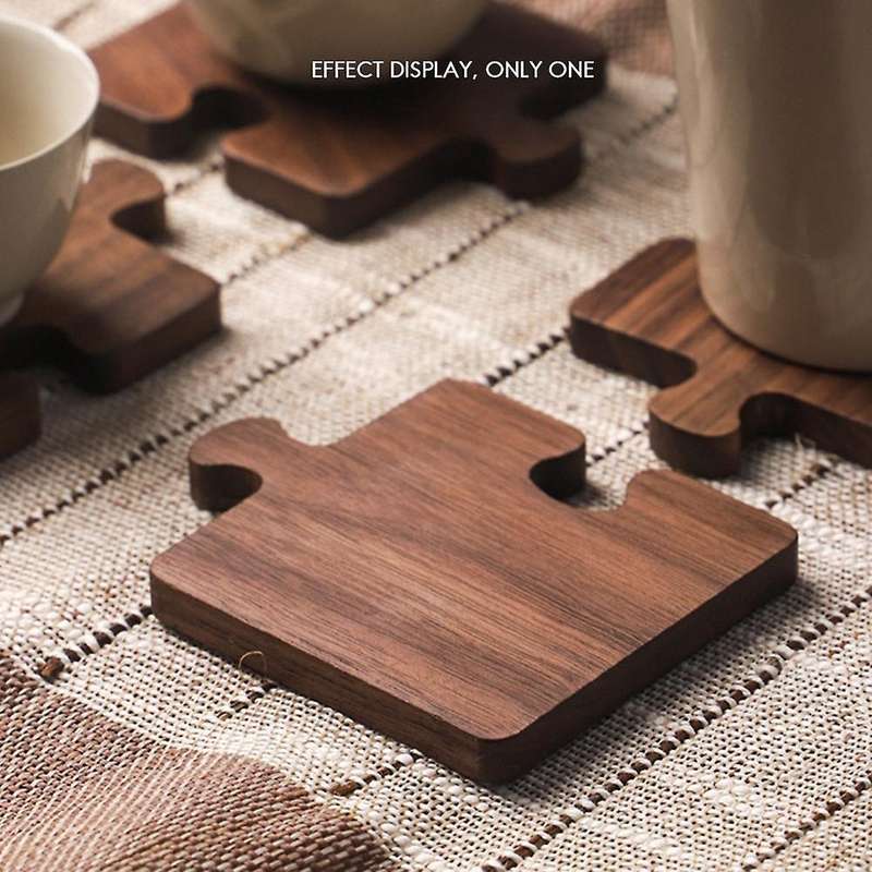 Walnut Coaster Solid Wood Coaster Creative Wooden Cup Holder