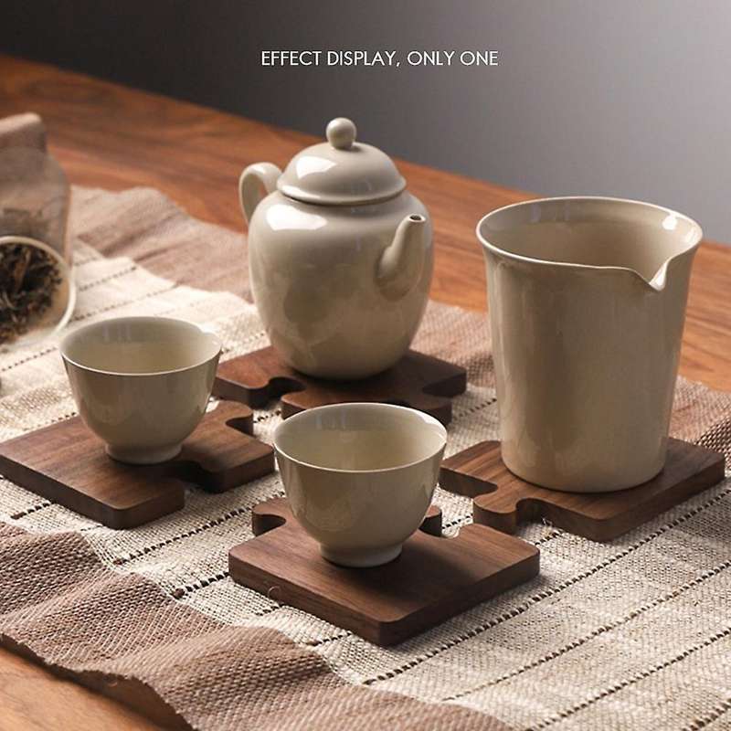 Walnut Coaster Solid Wood Coaster Creative Wooden Cup Holder