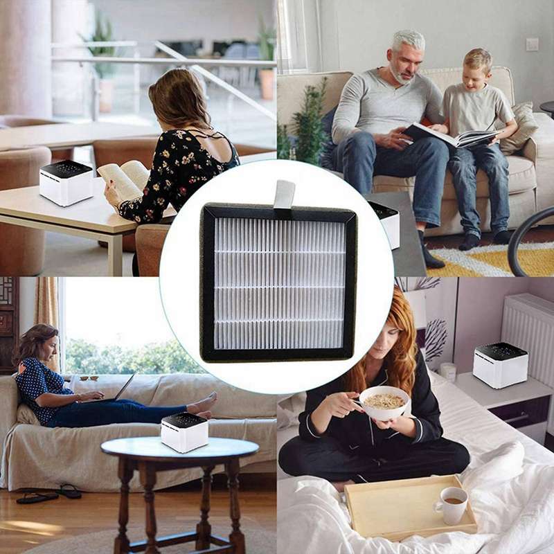 2x Replacement Filter,with Hepa Filter for Sleeping Outdoor Sports