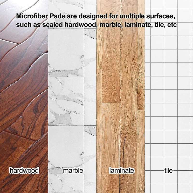 4 Pcs Replacement Microfiber Pads for Dupray Neat Steam Mop, Washable