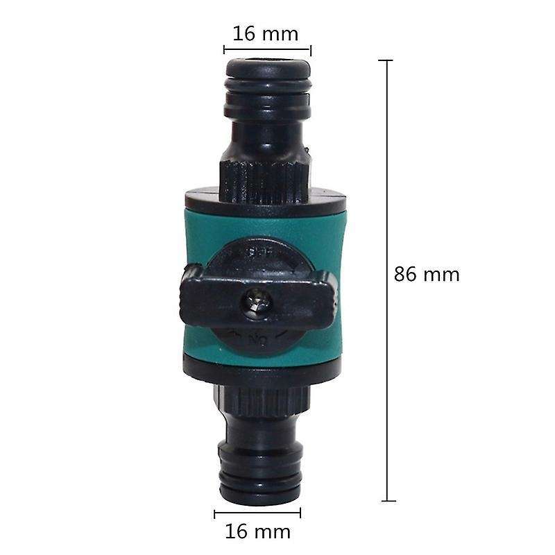 Garden Irrigation Valve 16 Mm Quick Connector Prolong Tube Valve 1 Pc