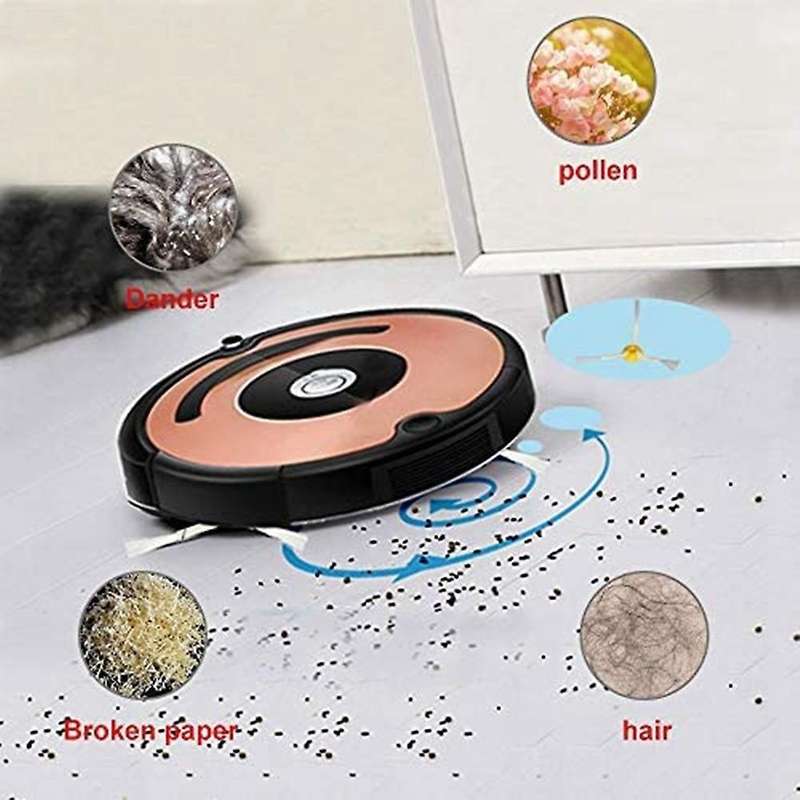 Side Brush with Screw Cleaning Brush for 600 Series 500 Series Vacuum