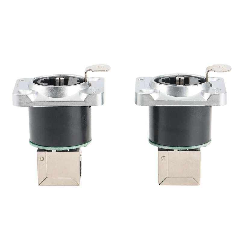 2pcs Rj45 Angle Connector, Connector Inner Insulator Crystal Head