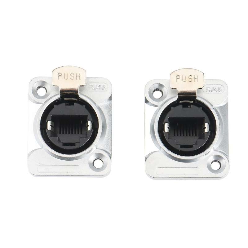 2pcs Rj45 Angle Connector, Connector Inner Insulator Crystal Head