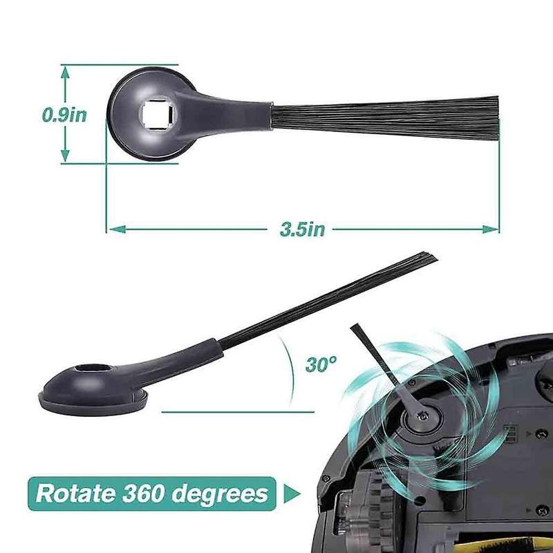 10pcs Side Brushes Replacement Compatible for Shark Iq Robot R101ae