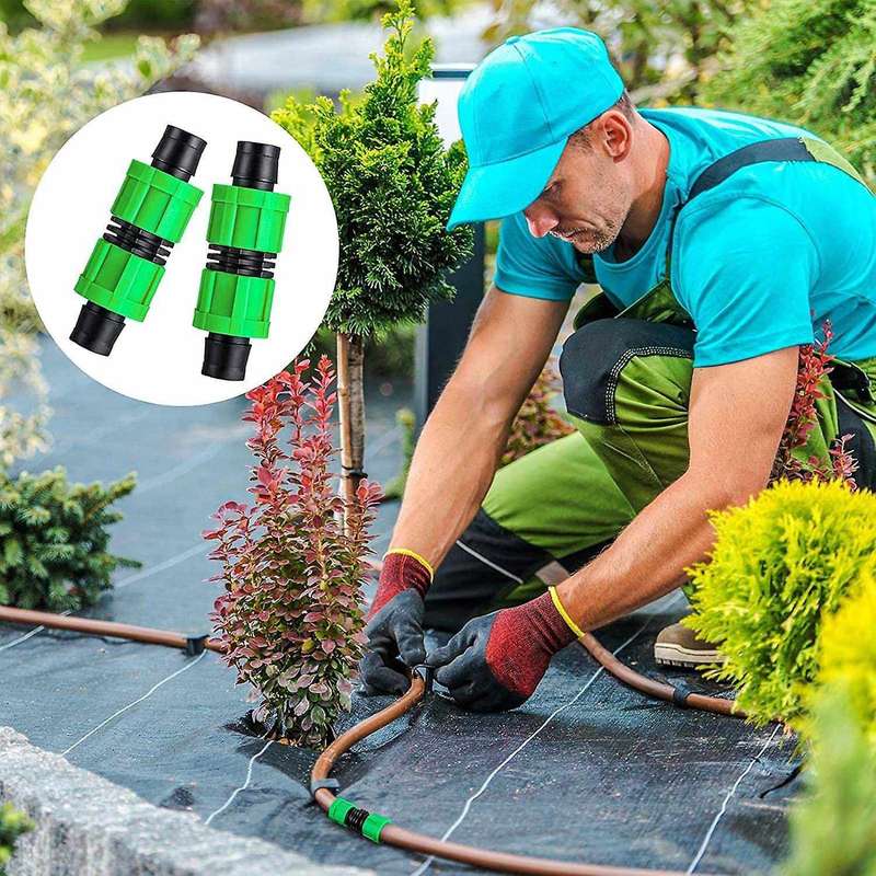 Drip Irrigation Fitting Kit,1/2 Inch Universal for 16-17 Mm Tubing -a
