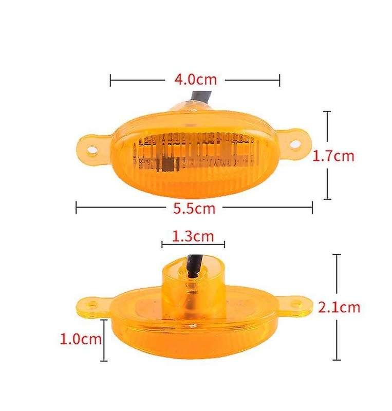 [ Plug & Play ] Car Led Front Grille Smoked Amber Light Running Lamp