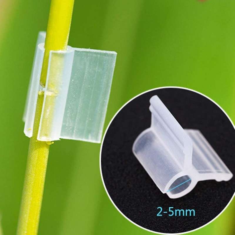 200pcs Caliber Plant Grafting Support Clips for Vine Beans 3mm