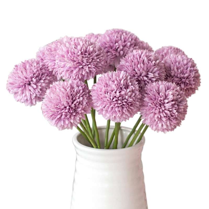 Silk Flowers Dandelion Flower for Home Garden Wedding Decor E
