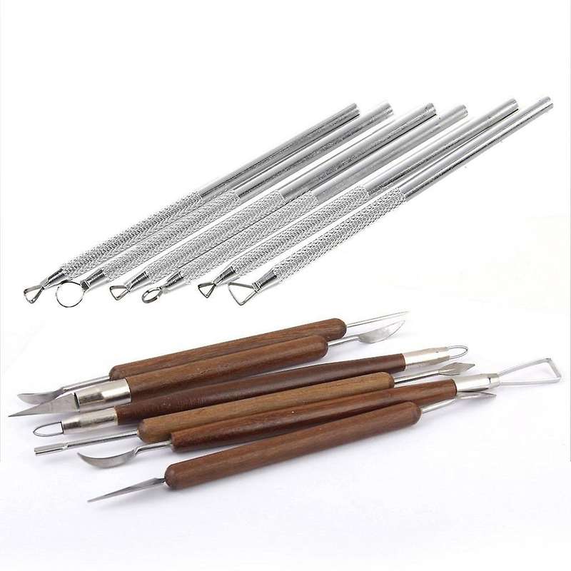 Set 6 Pcs Aluminum Clay Sculpting Tools