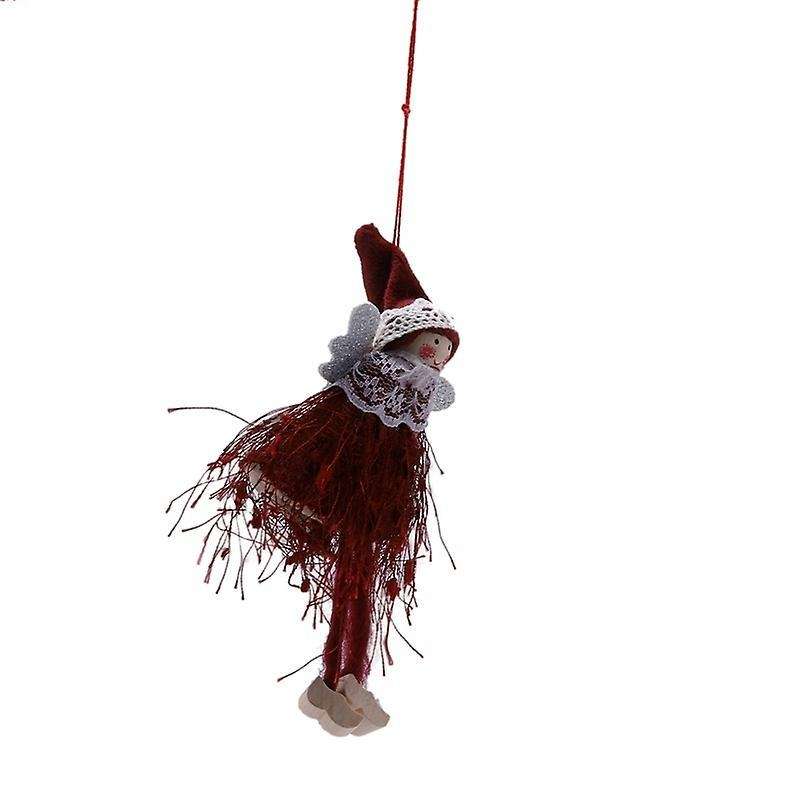 6pcs Cute Angel Doll Pendant Christmas Tree Hanging Ornament