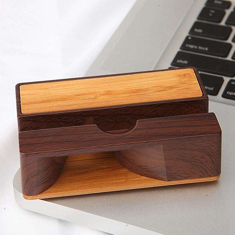 Desktop Mobile Phone Holder, Universal Portable Wood Cell Phone Dock