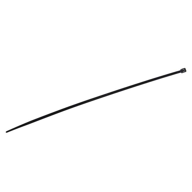 8" Plastic Cable Zip Ties 100-pack (black)