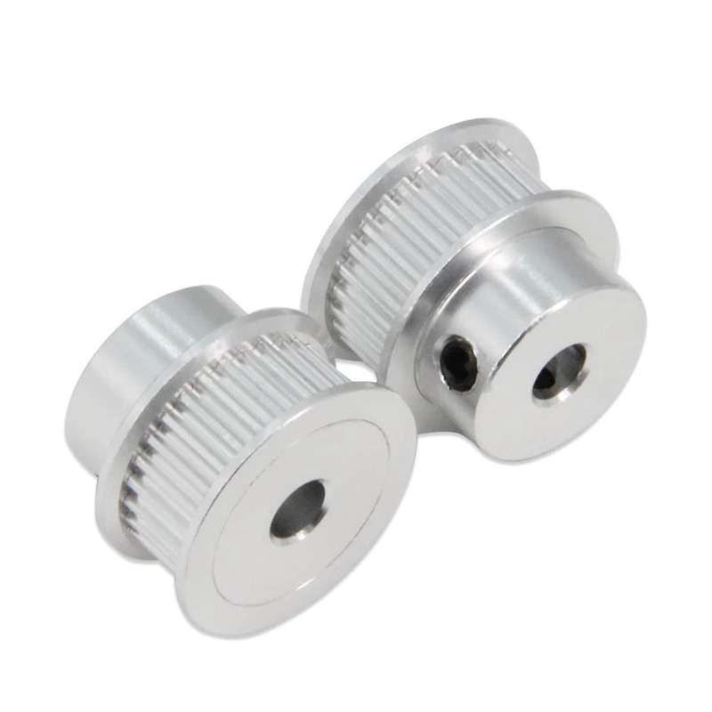2pcs Set Gt2 Synchronous Wheel 20&30 Teeth 5mm Bore Timing Pulley