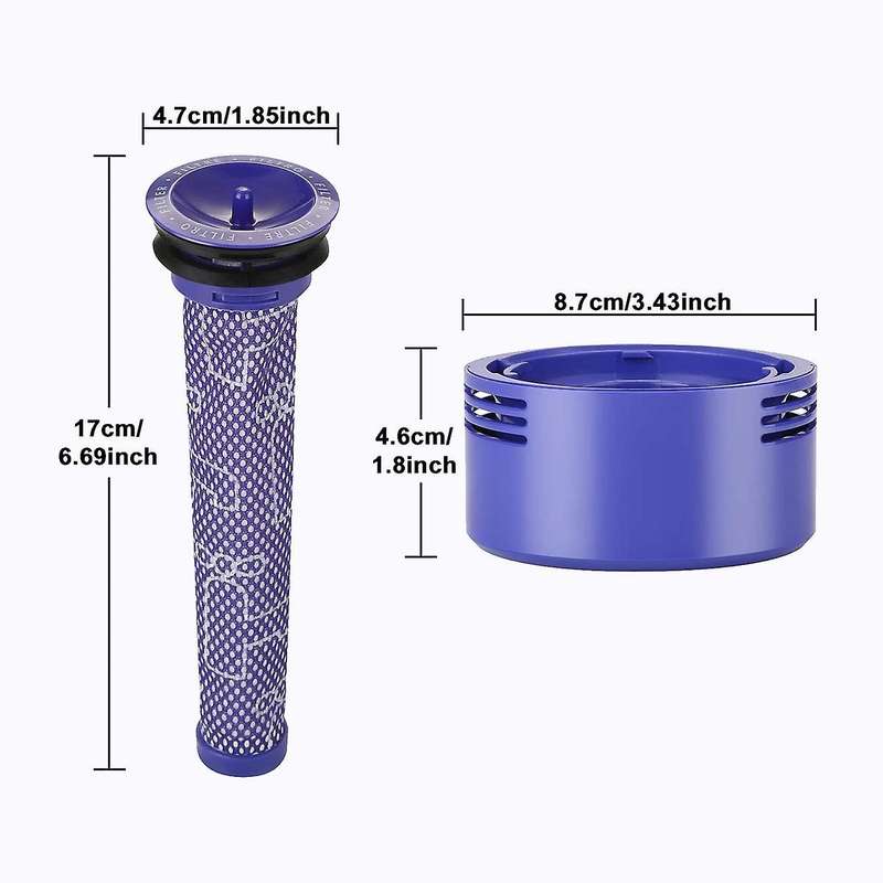 Vacuum Cleaner Replacement Filter Is for Dyson V7 V8 Post Motor
