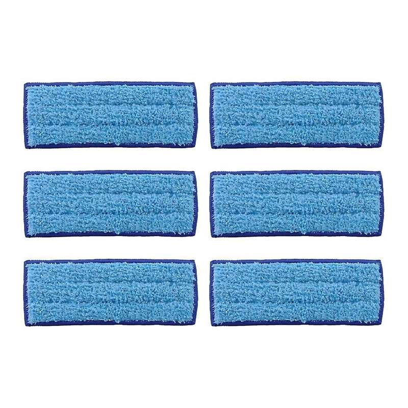 6pcs Washable Wet Mopping Pads Damp Pads Dry Pad Cloth