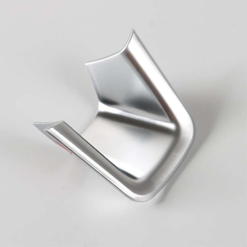 Steering Wheel Decoration Cover Trim Stickers for Jeep(silver)