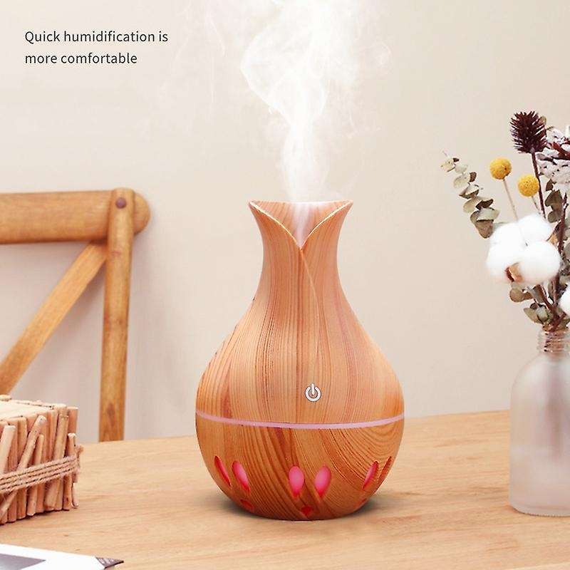 Usb Creative Vase Ultrasonic Air Humidifier Essential Oil Diffuser A