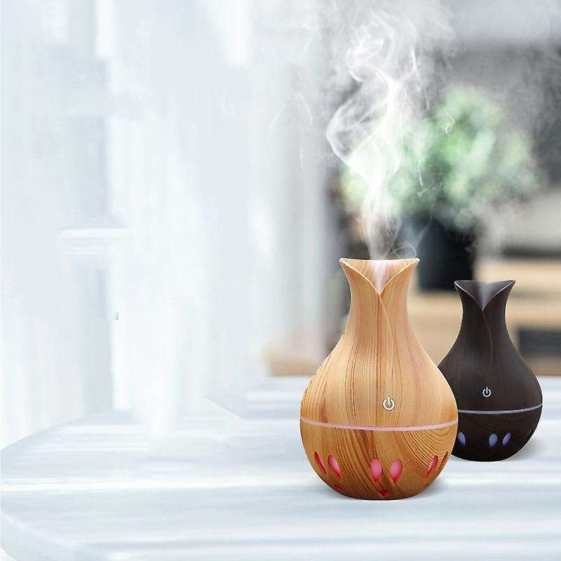 Usb Creative Vase Ultrasonic Air Humidifier Essential Oil Diffuser A
