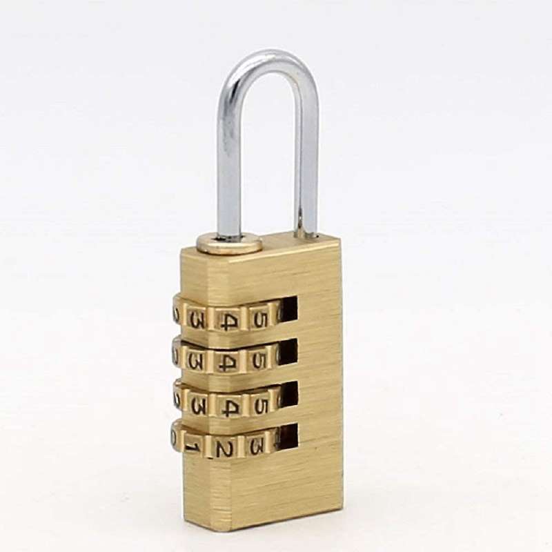 2 Pcs Combination Padlock 4 Digit Combination Lock Locker Lock