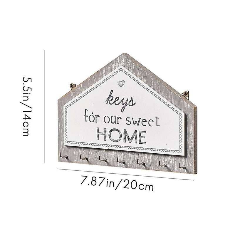 Key Hook Bracket Wall Mount Storage Device Home Decoration Wall Hook