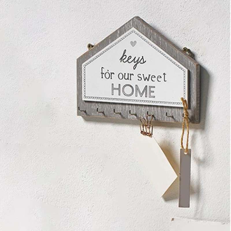 Key Hook Bracket Wall Mount Storage Device Home Decoration Wall Hook
