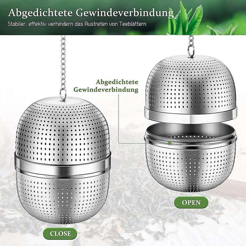 2pc Tea Strainer Tea Infuser Tea Filter Cup Tea Infuser Strainer Ball