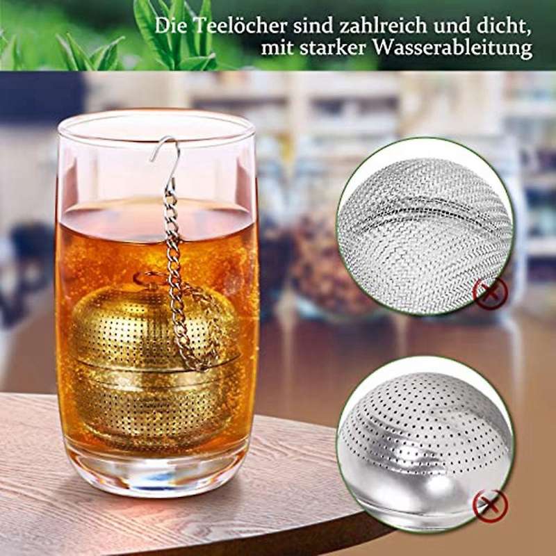 2pc Tea Strainer Tea Infuser Tea Filter Cup Tea Infuser Strainer Ball