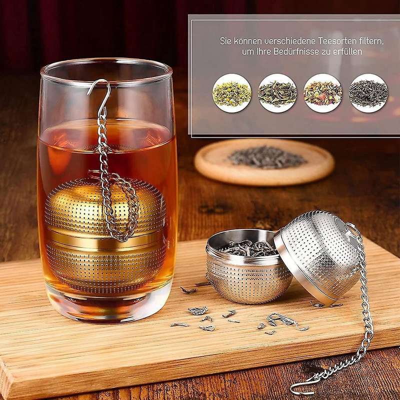 2pc Tea Strainer Tea Infuser Tea Filter Cup Tea Infuser Strainer Ball