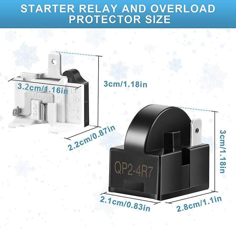 Refrigerator Starters Qp2-4r7 4.7 Ohm 1 Pin Refrigerator Ptc Starter