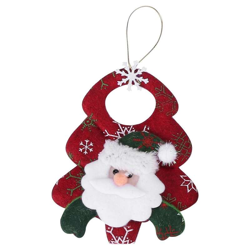 4pc/set Christmas Decorations Tree Hanging Ornaments Non-woven