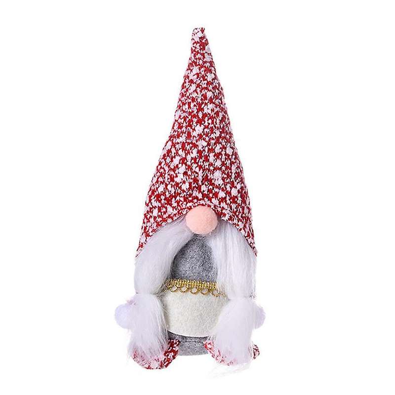 Faceless Doll Christmas Stand Doll Christmas Festival Decoration, B