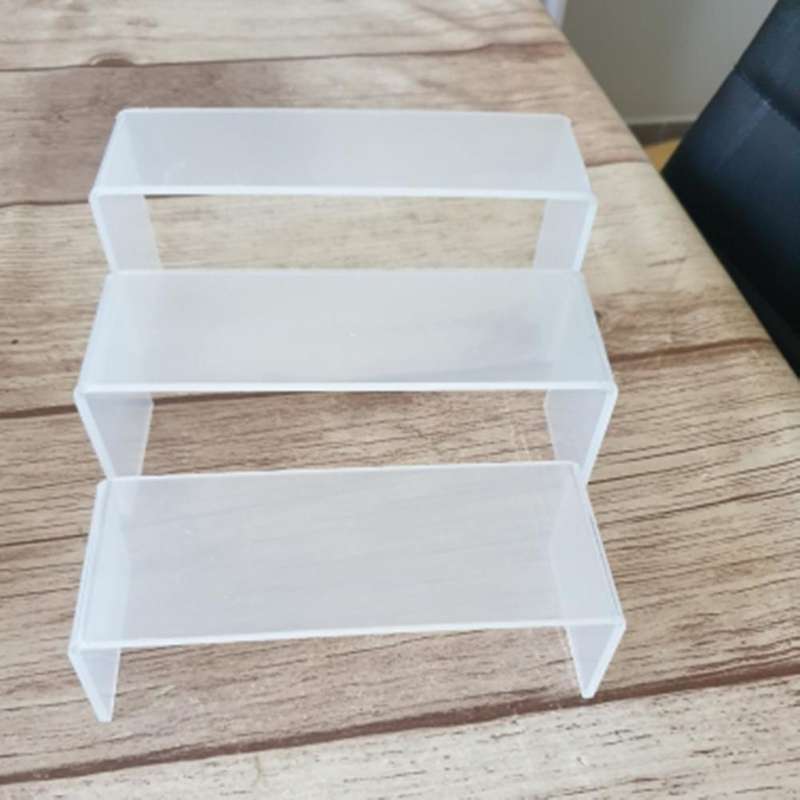 3pcs/set 3mm Acrylic U Type Hand-run Display Stand -red