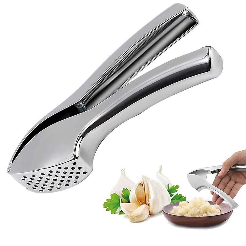 Garlic Press Ginger Mincer Squeezer Chopper Handle Labor-saving