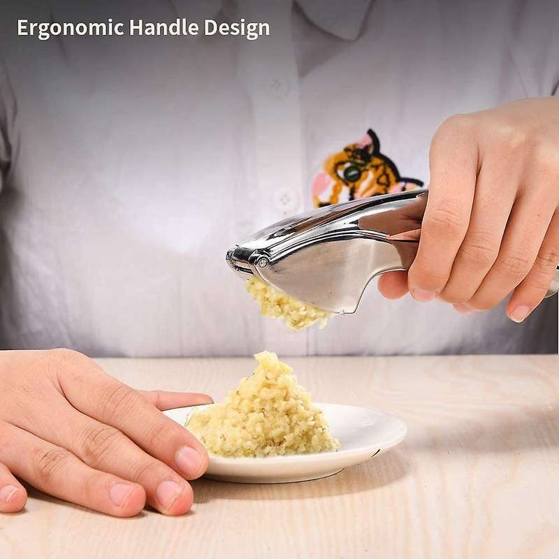 Garlic Press Ginger Mincer Squeezer Chopper Handle Labor-saving