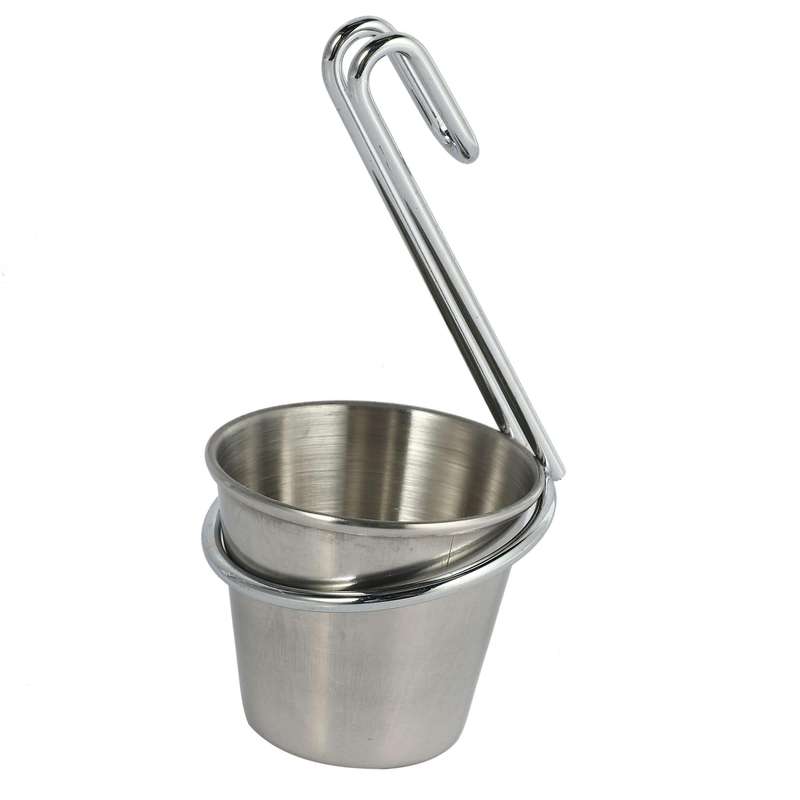 Fry Chips Cone Metal Wire Basket with Sauce Dippers