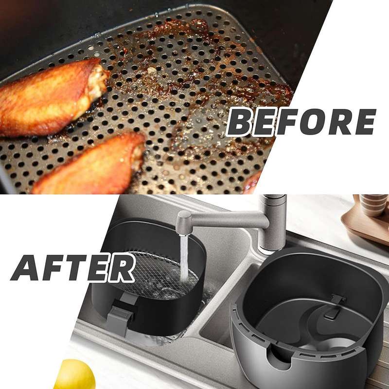 300pcs Air Fryer Parchment Paper Premium Perforated Parchment Papers