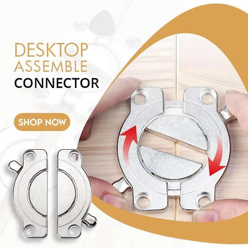Desktop Assemble Connector Zinc Alloy Fasten Connector Extrusion