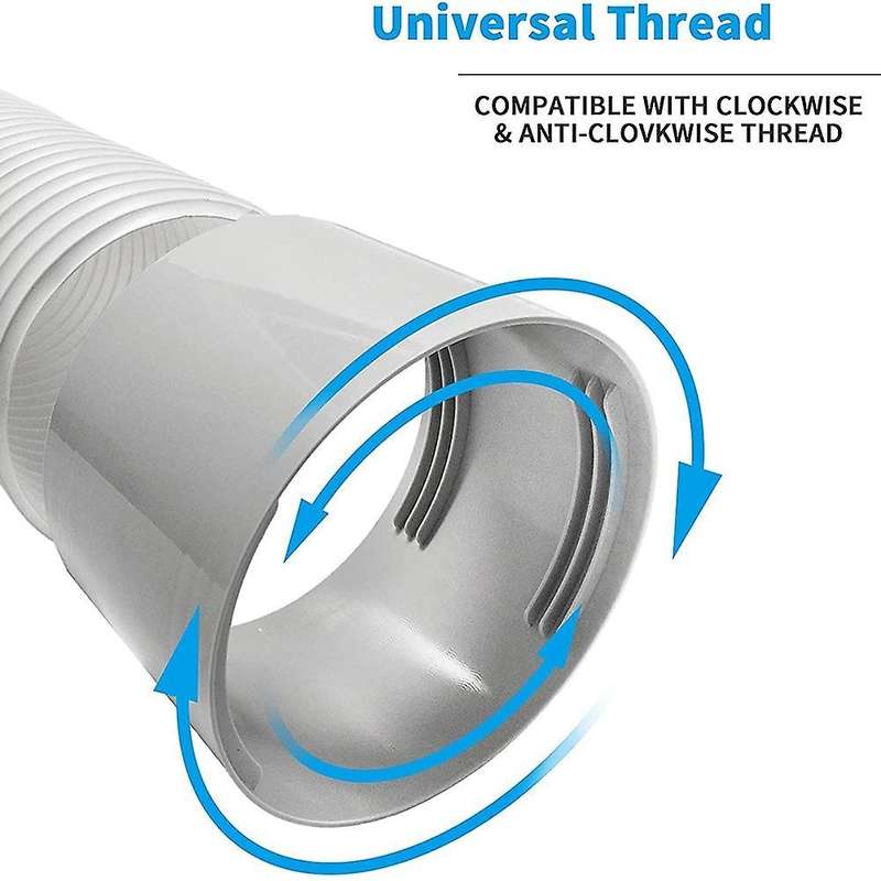 Air Conditioning Hose Extension Connector 5.9 Inch Air Exhaust Hose